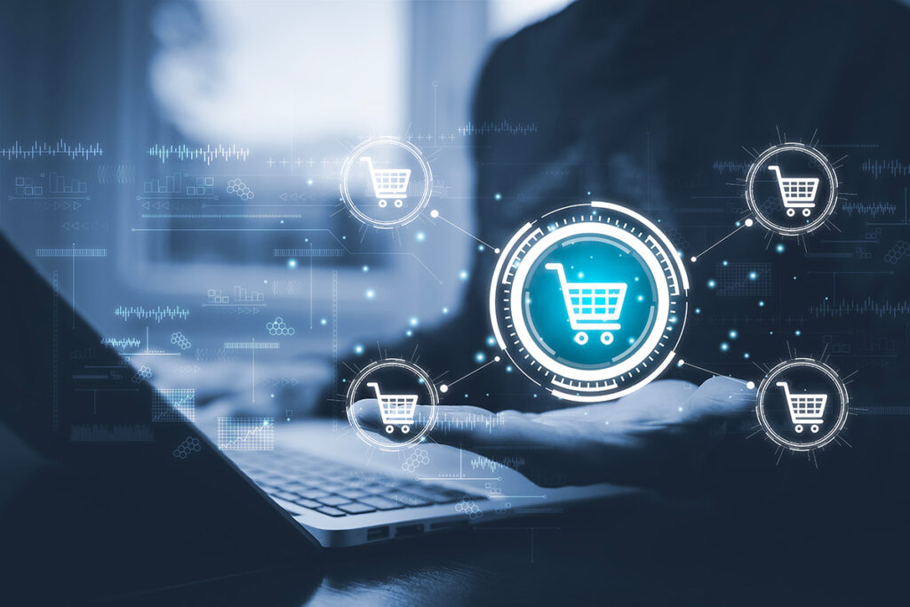 ネットショップのアクセスを増やすための集客戦略のイメージ