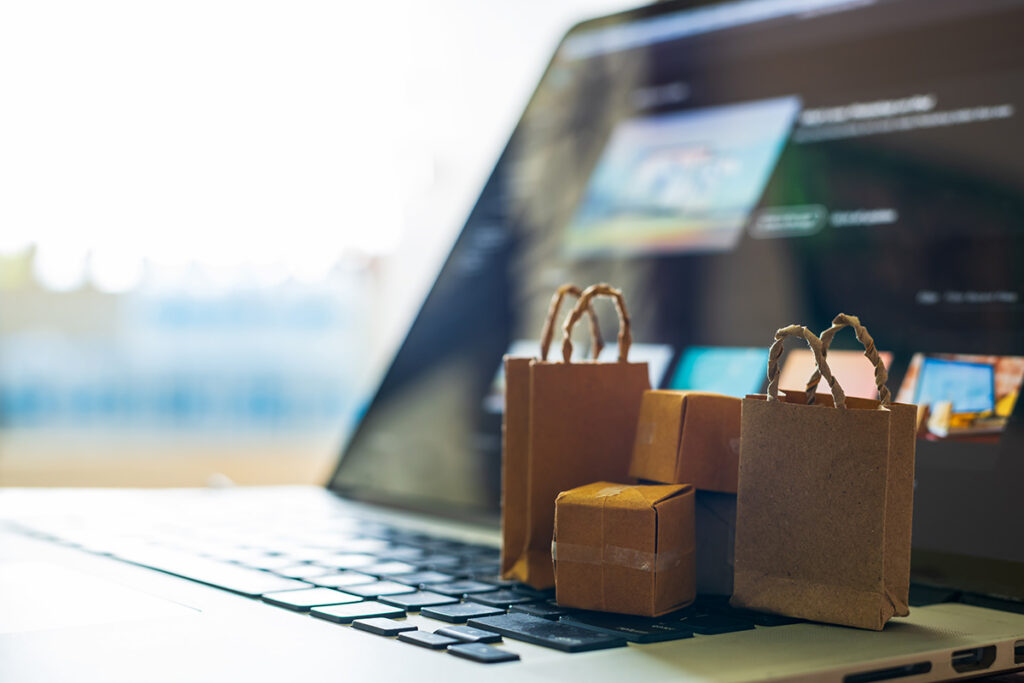 ネットショップを利用するメリッのイメージ